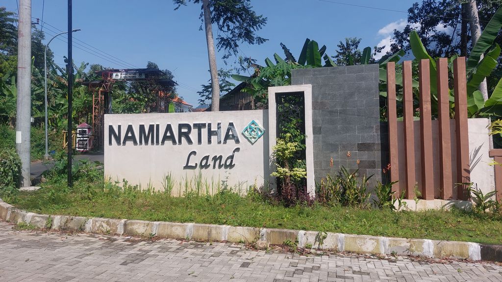 foto gerbang perumahan NAMIARTHA LAND
