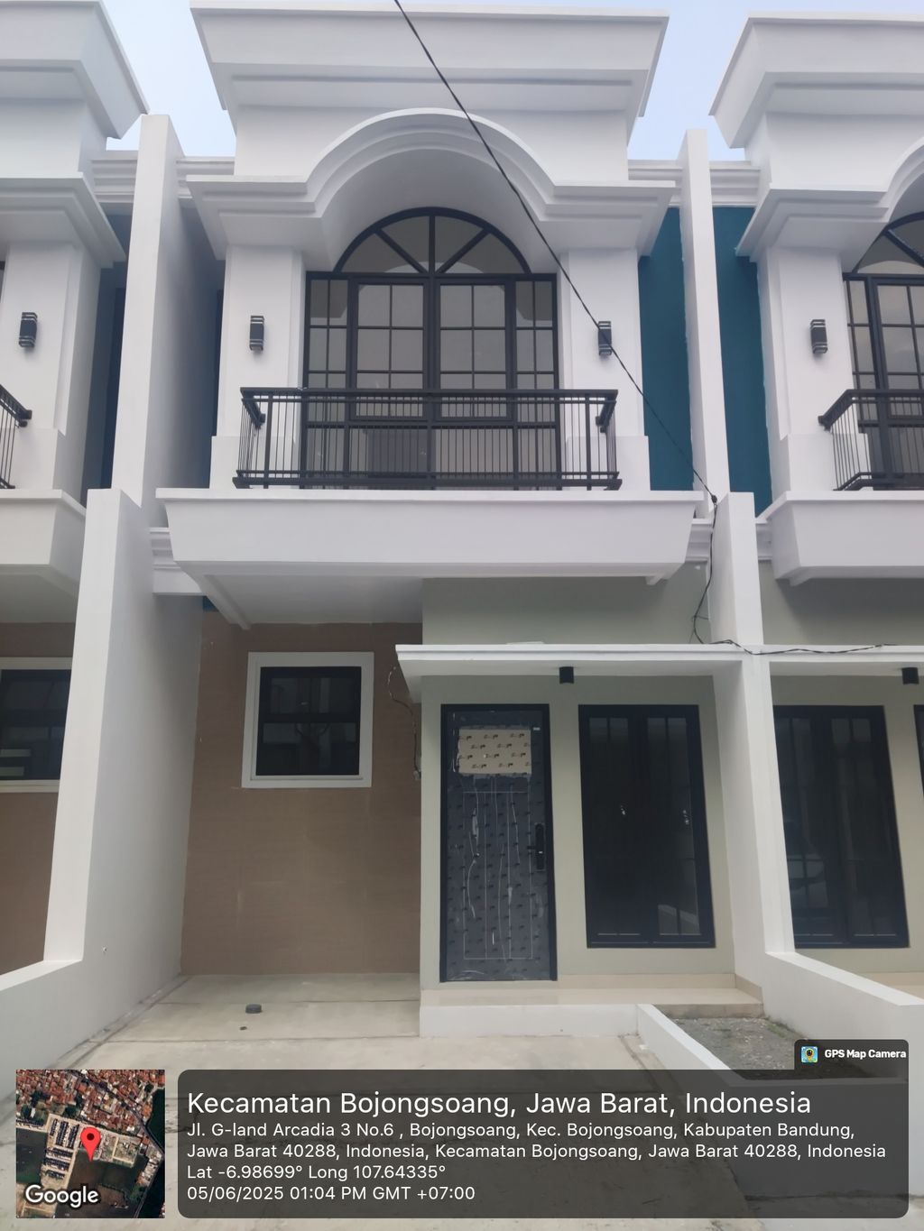 foto tampak rumah tipe 54 New Compact HC Classic (3KT) (669) perumahan G-Land Arcadia Buahbatu