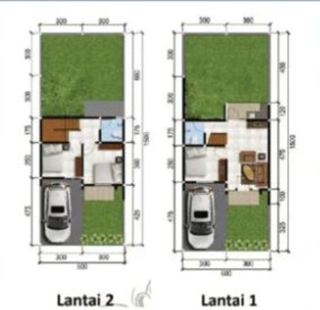 foto denah rumah tipe 56/90 B perumahan ALANA REGENCY TAMBAK OSO TAHAP 2 DAN 3