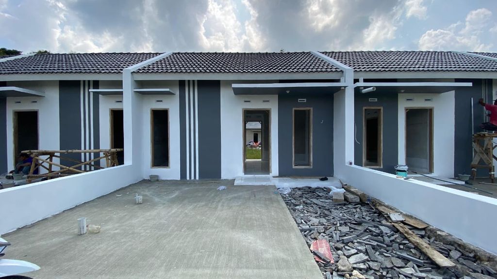 foto tampak rumah tipe Rumah Subsidi 30 perumahan AGNIMAYA ANTASENA
