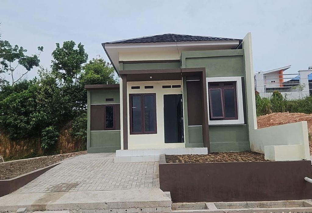 foto tampak rumah tipe 36 perumahan GRIYA HARMONI II