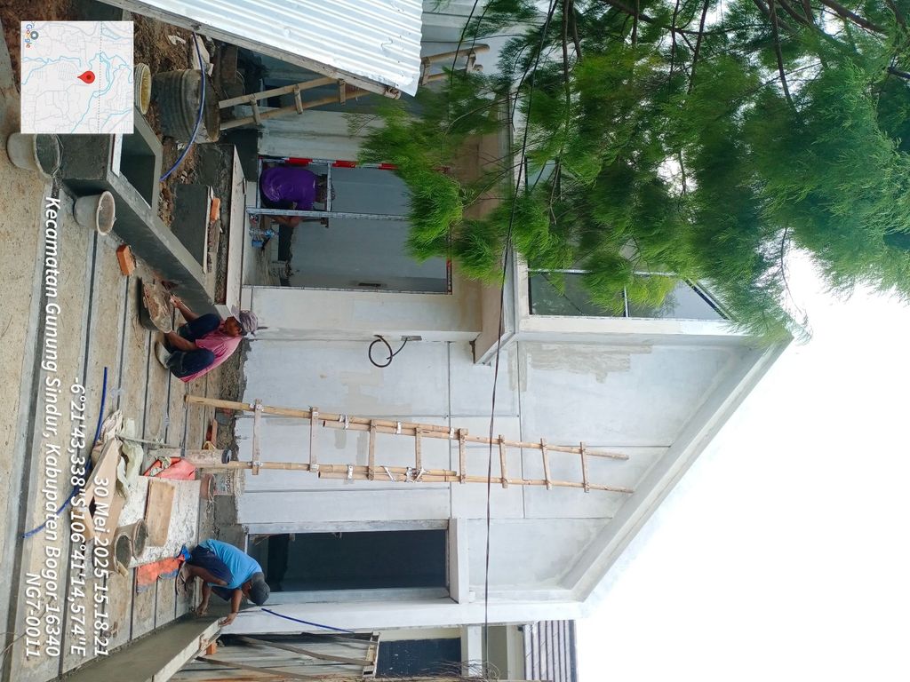 foto tampak rumah tipe NG7-11 perumahan SERPONG NATURA CITY