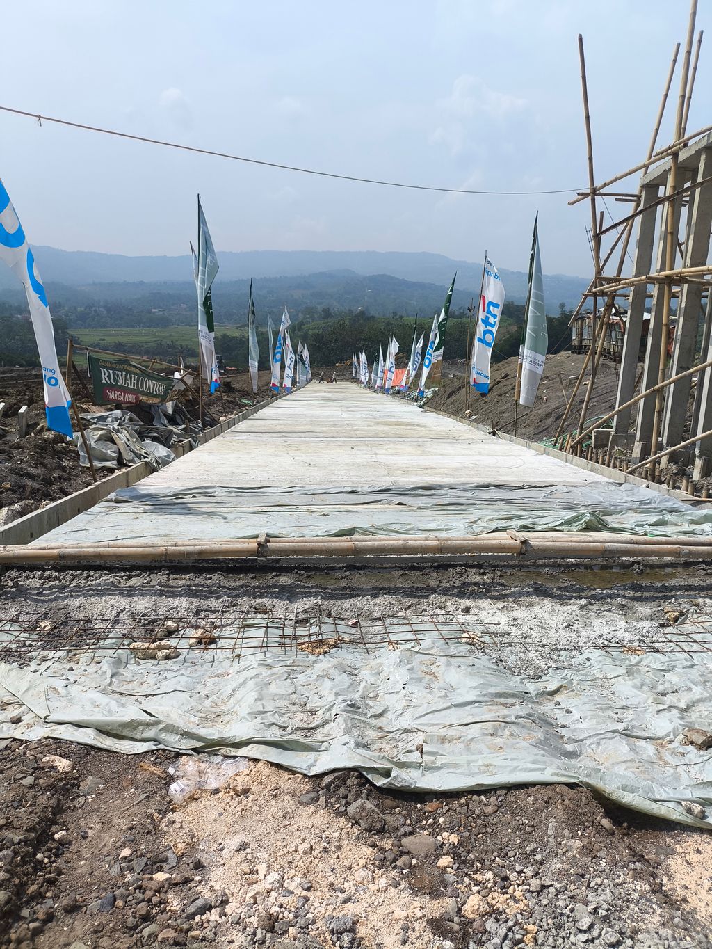 foto posisi tengah perumahan Sajiva Residence