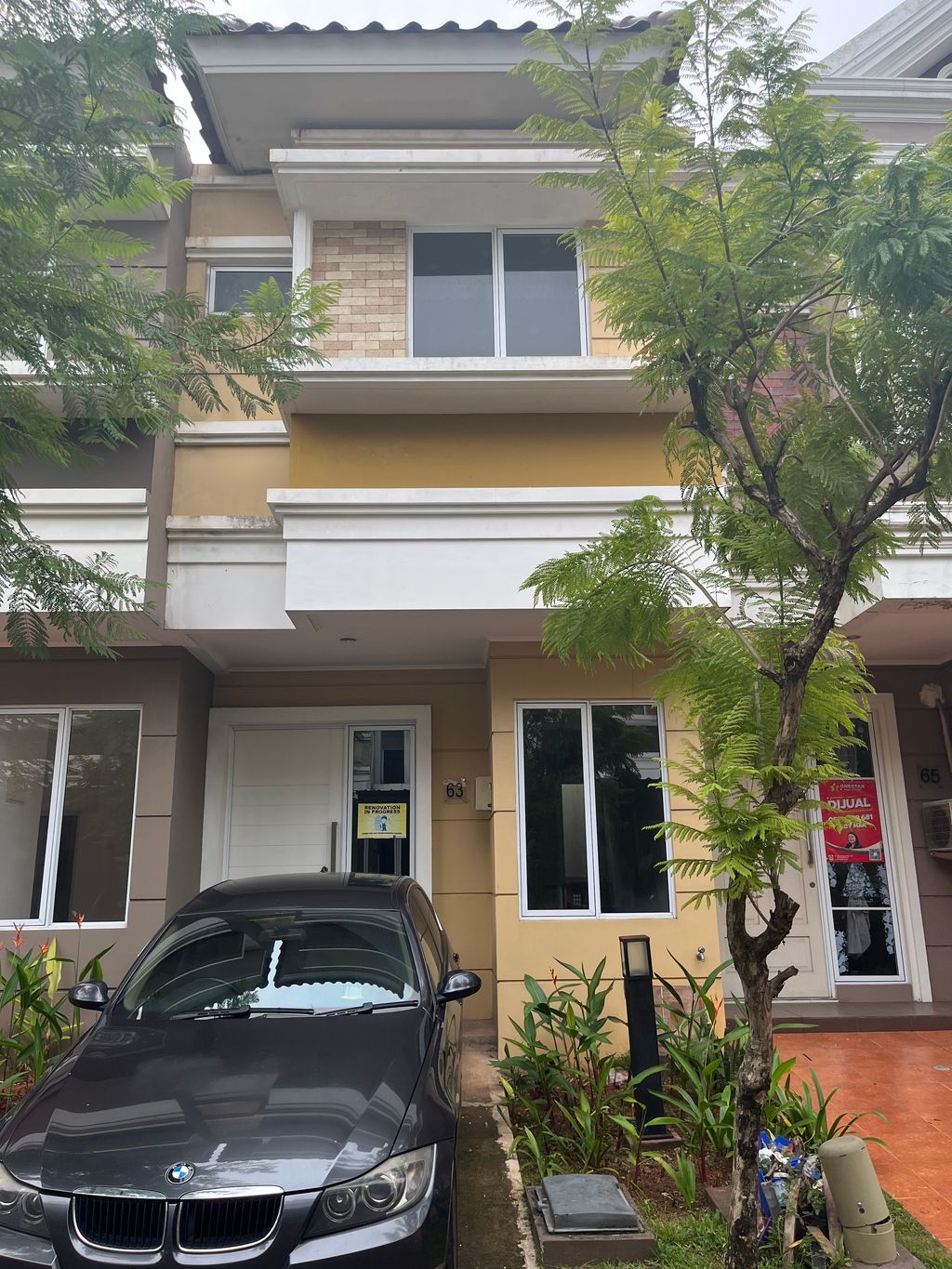 foto tampak rumah tipe ALTON/63 perumahan CLUSTER AMARILLO VILLAGE