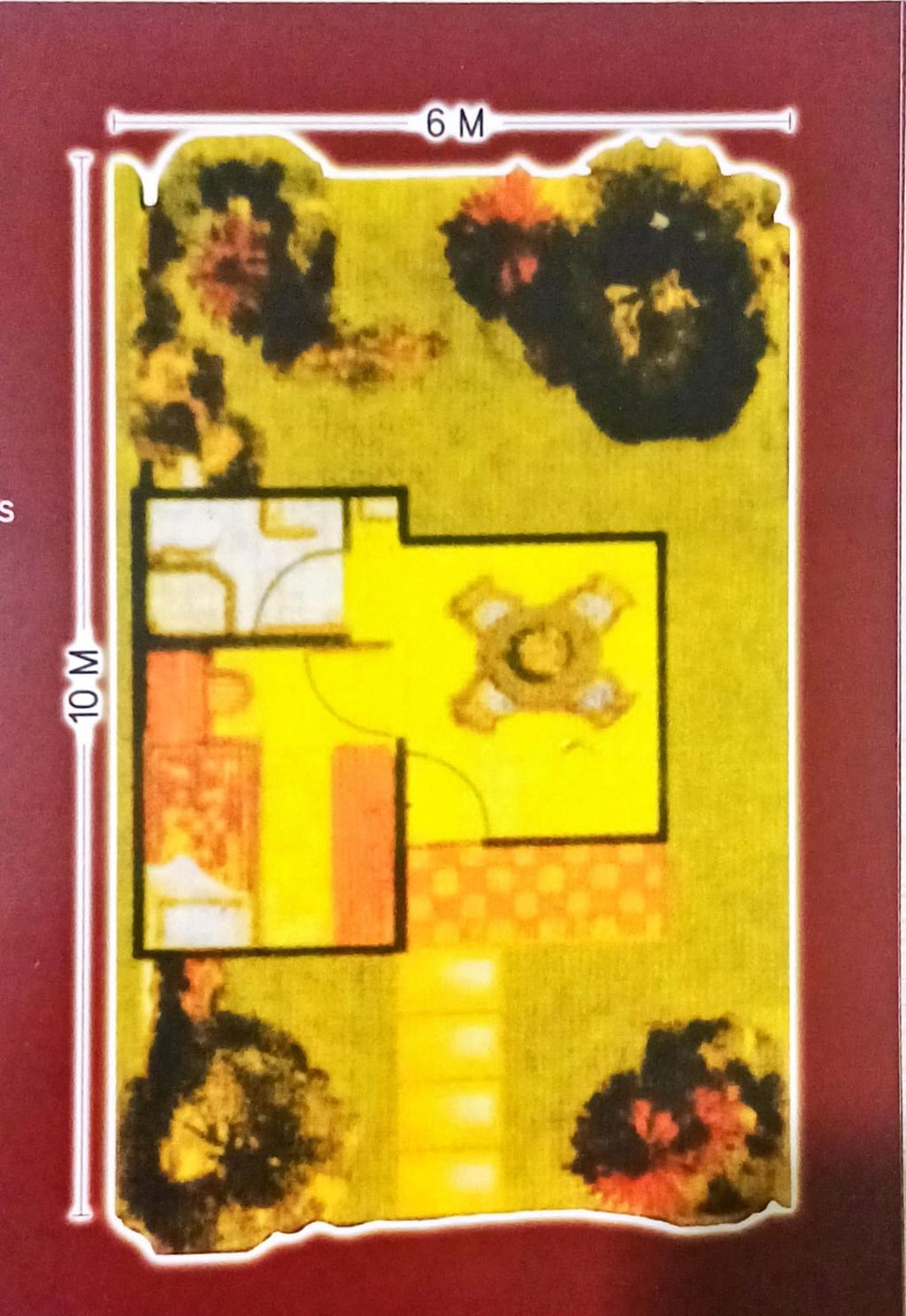 foto denah rumah tipe 22 perumahan PURI LAVENDER TARIKOLOT 1