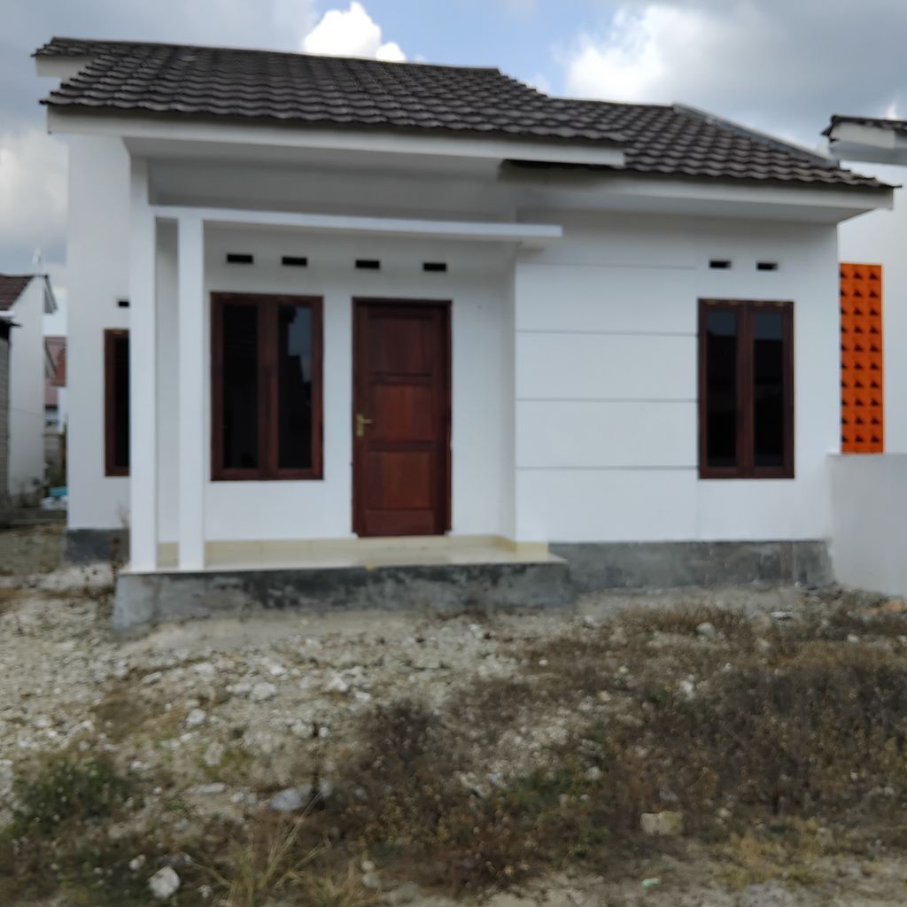 foto tampak rumah tipe 36 perumahan Bayoe Buana Residence 2