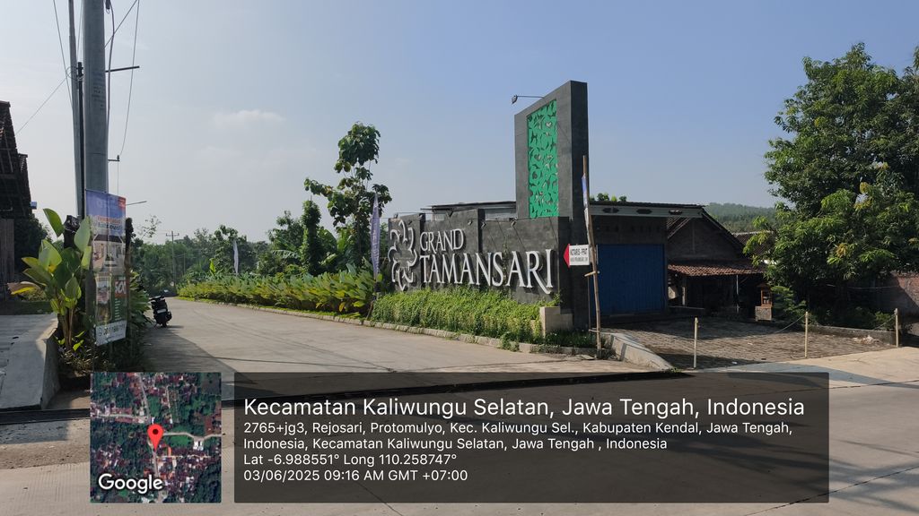foto gerbang perumahan Grand Tamansari Tahap 2