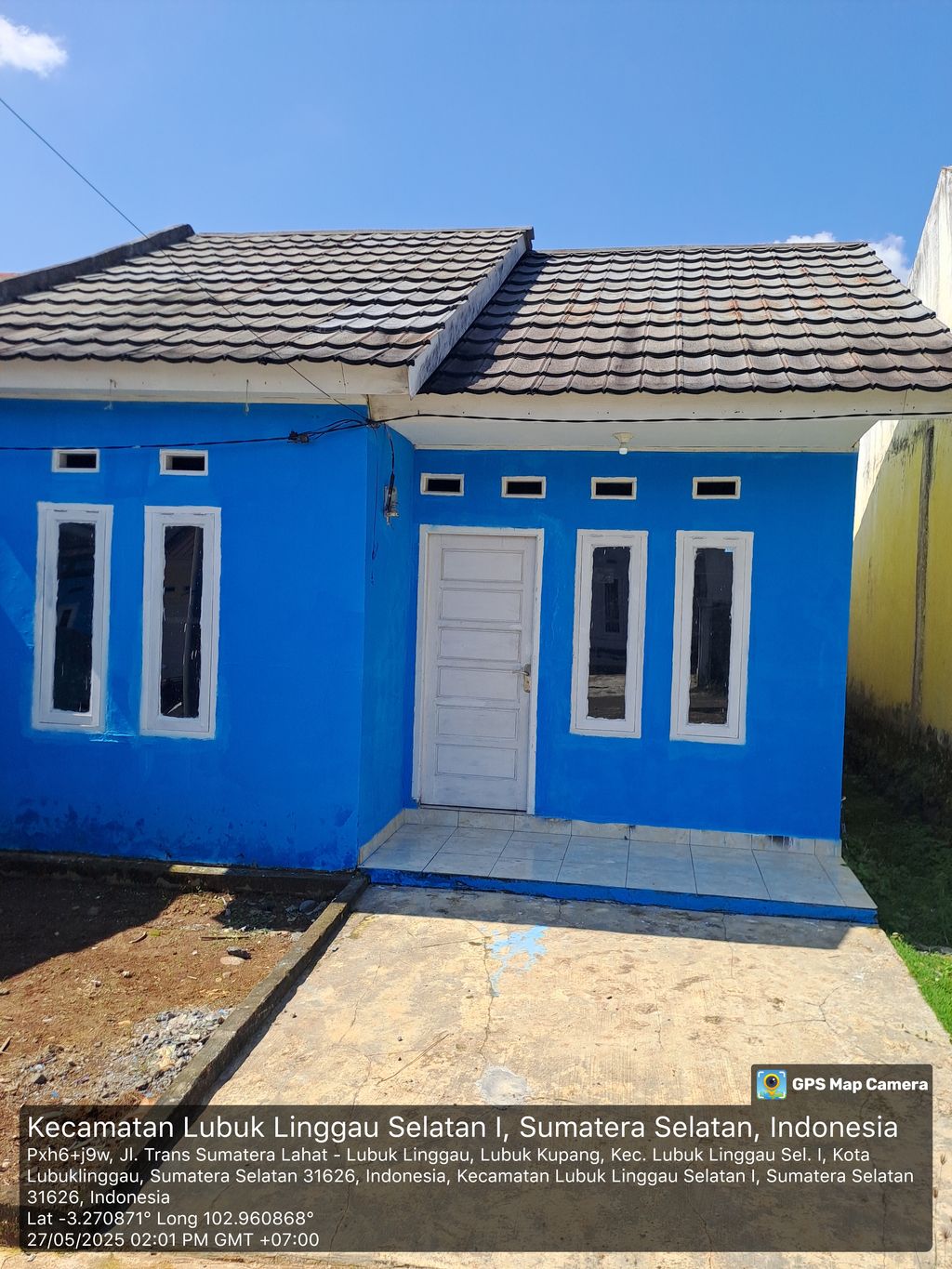 foto tampak rumah tipe 36 SUBDISDI perumahan LINGGAU VALLEY