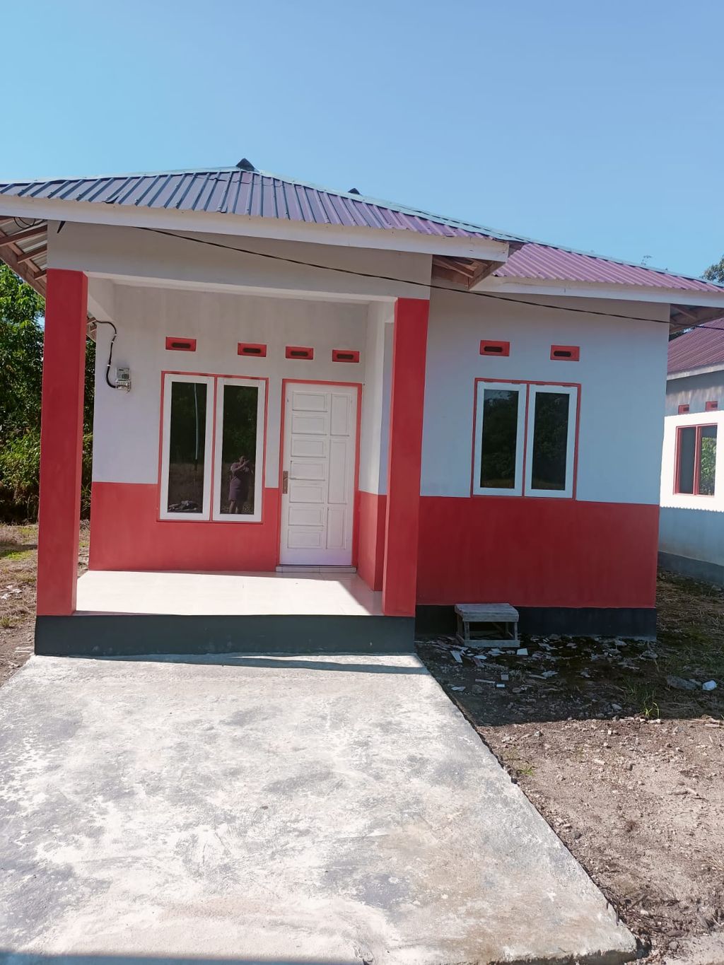 foto tampak rumah tipe 36 perumahan Fajaray Permai