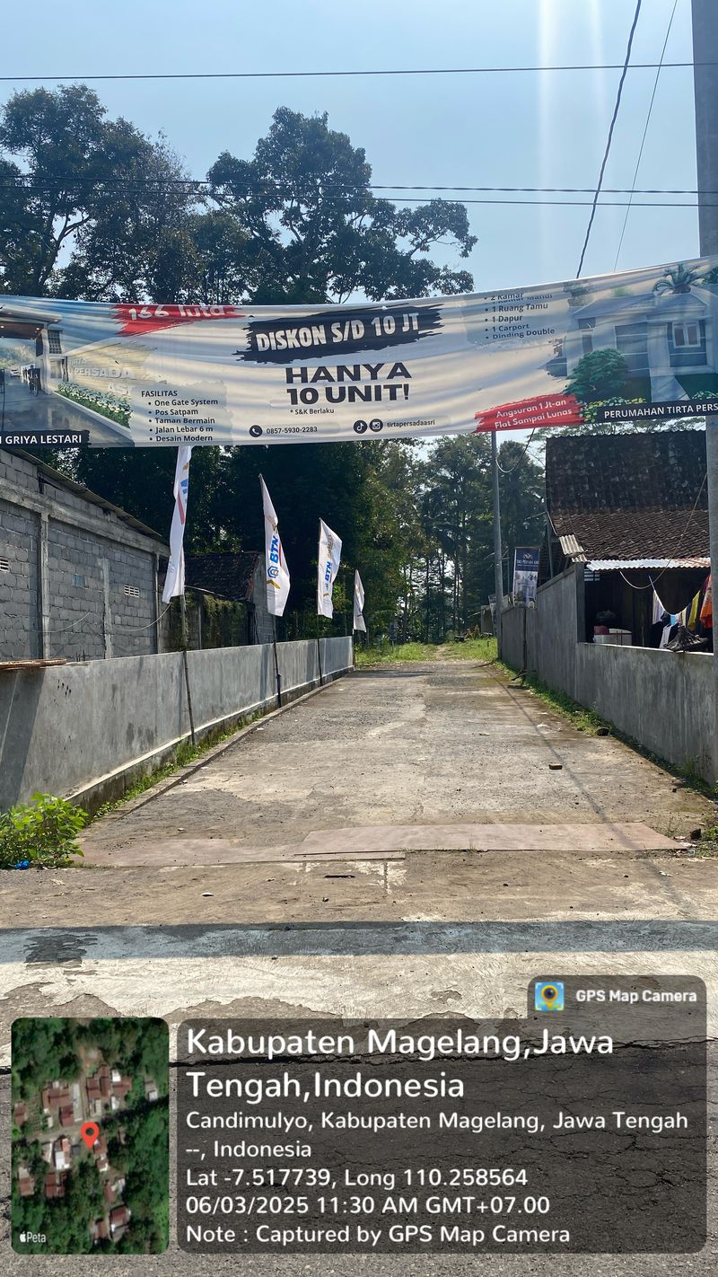 foto gerbang perumahan TIRTA PERSADA ASRI