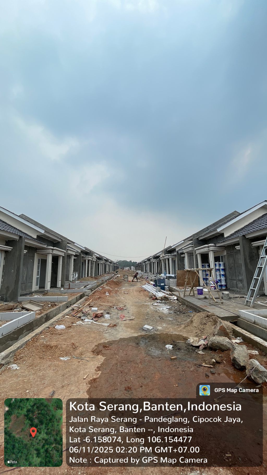 foto posisi tengah perumahan PONDOK BANTEN INDAH