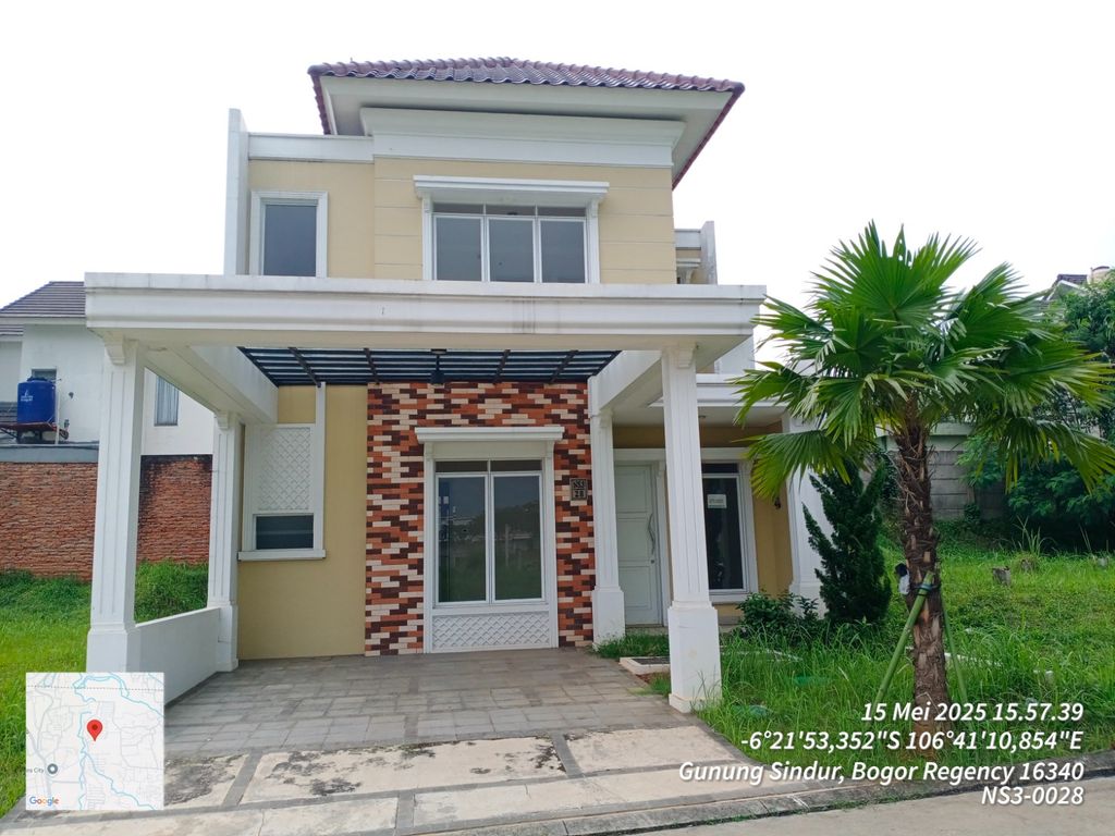 foto tampak rumah tipe NS3-0028 perumahan SERPONG NATURA CITY