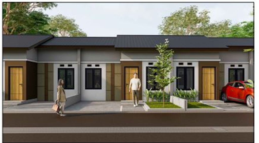 foto tampak rumah tipe 36 perumahan ANINDYA RESIDENCE 7