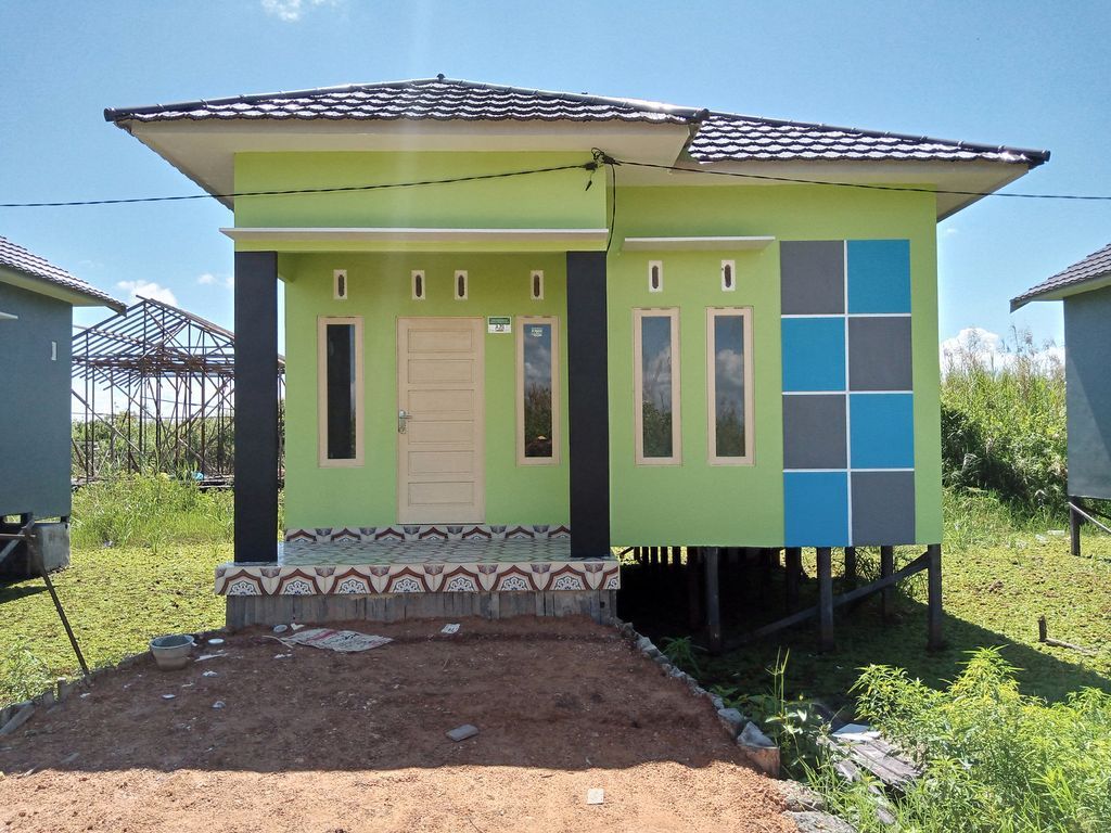 foto tampak rumah tipe 36 (2025) perumahan PERUMAHAN KURNIA INDAH