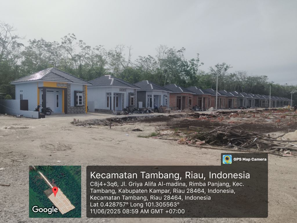 foto gerbang perumahan GIBRAN LANGIT BIRU
