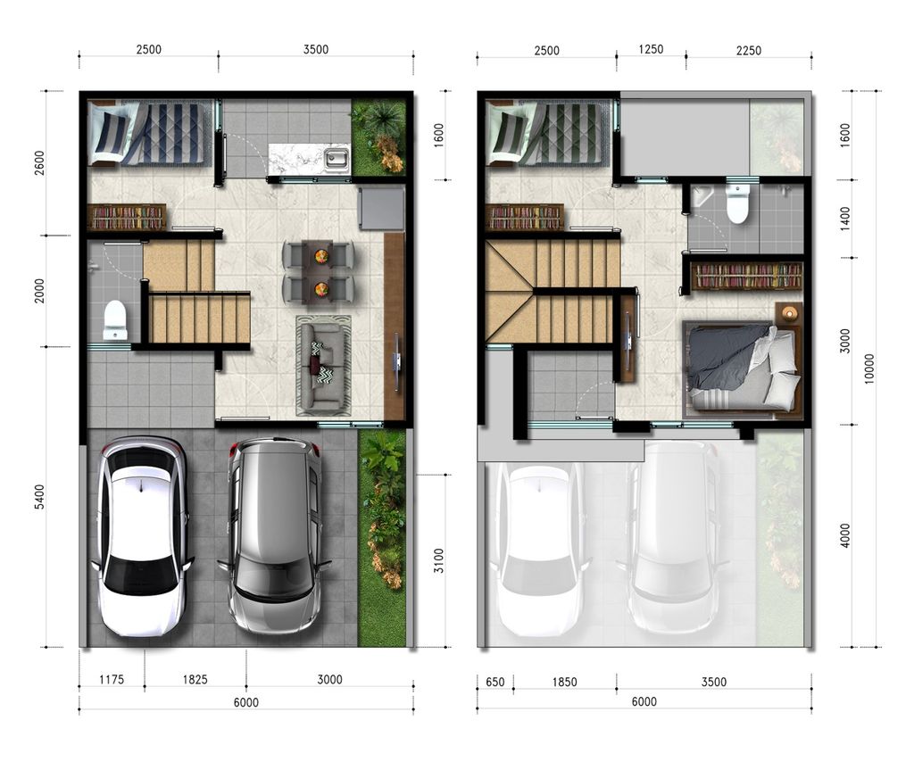 foto denah rumah tipe BLOOM perumahan SPRING BREEZE