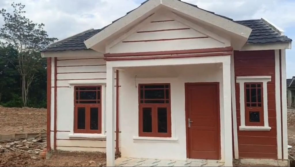 foto tampak rumah tipe 36/91 perumahan ALAM MADANI PERMAI