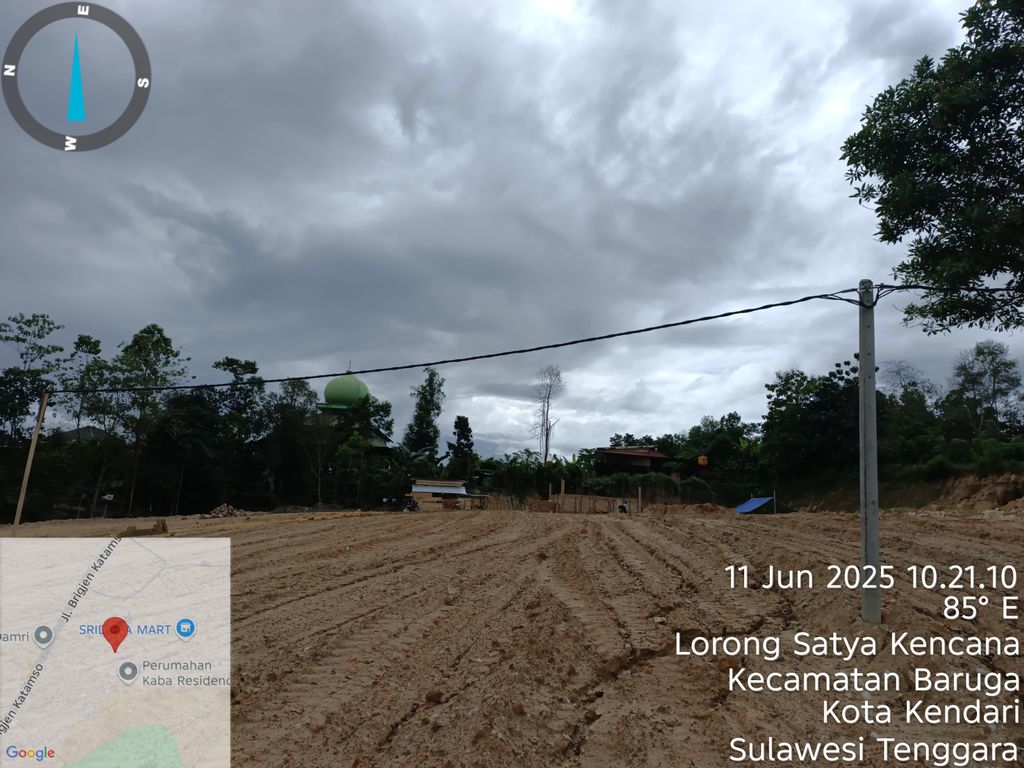 foto posisi tengah perumahan Bukit Safa