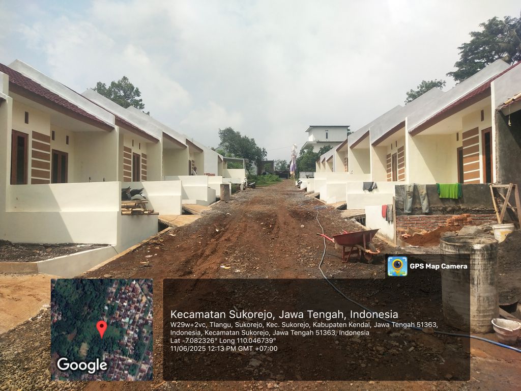 foto posisi tengah perumahan TELAGA UNGU VILLAGE