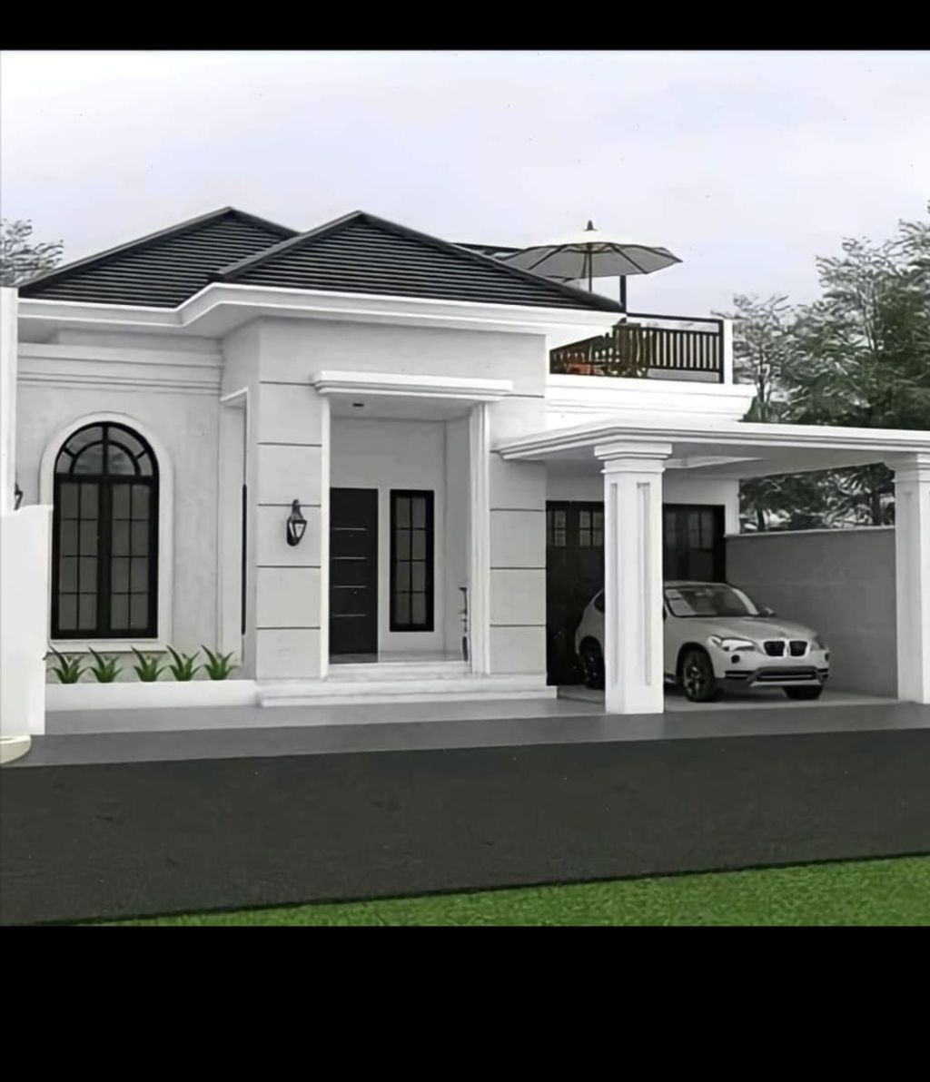 foto tampak rumah tipe 45 perumahan ADIRA RESIDENCE