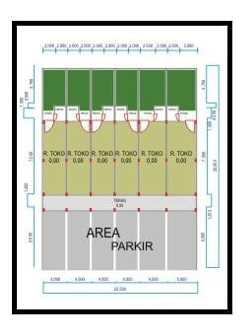 foto denah rumah tipe T45 perumahan CITRA PESONA KARANGMANGU