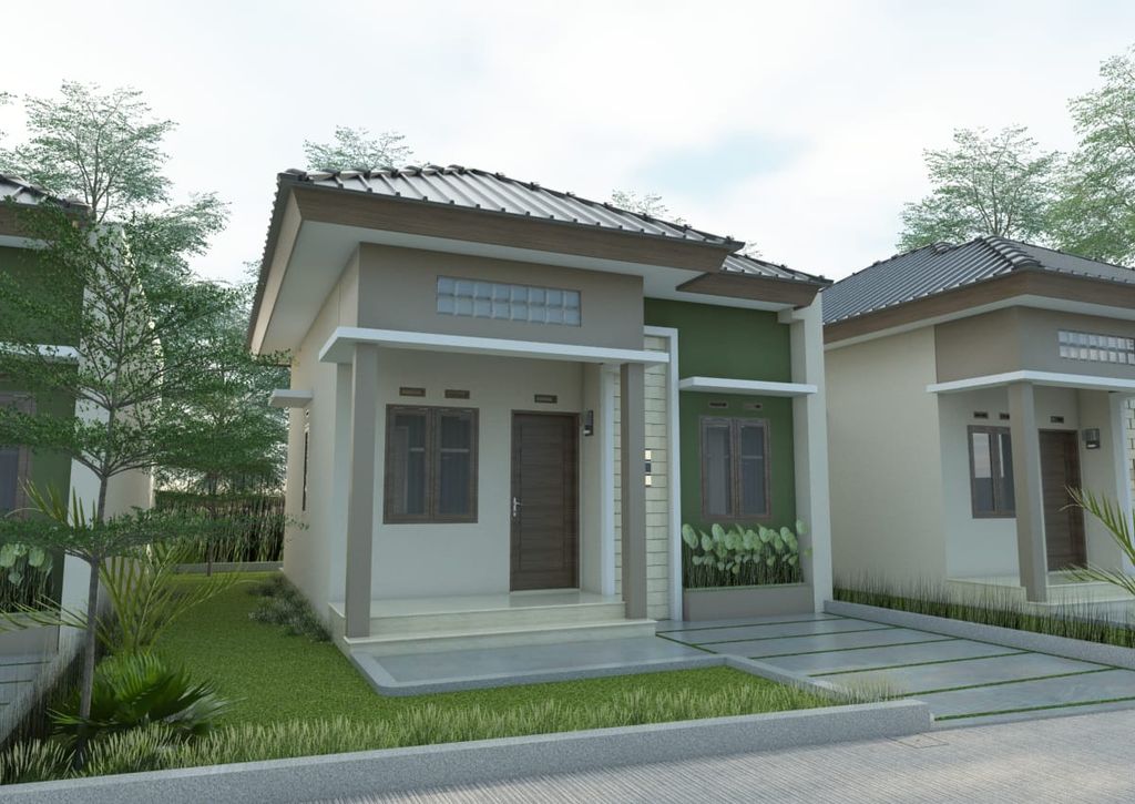 foto tampak rumah tipe 36 perumahan RADIJA CITY CLUSTER - 7 (RCC-7)