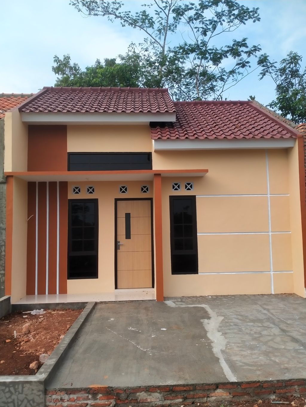 foto tampak rumah tipe MINIMALIS perumahan GRIYA ZAFIRA 2 BOJONG