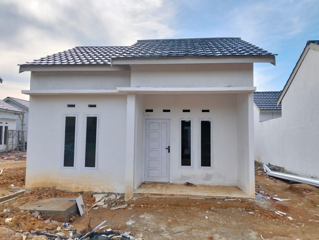 foto tampak rumah tipe 36 perumahan UNO RESIDENCE