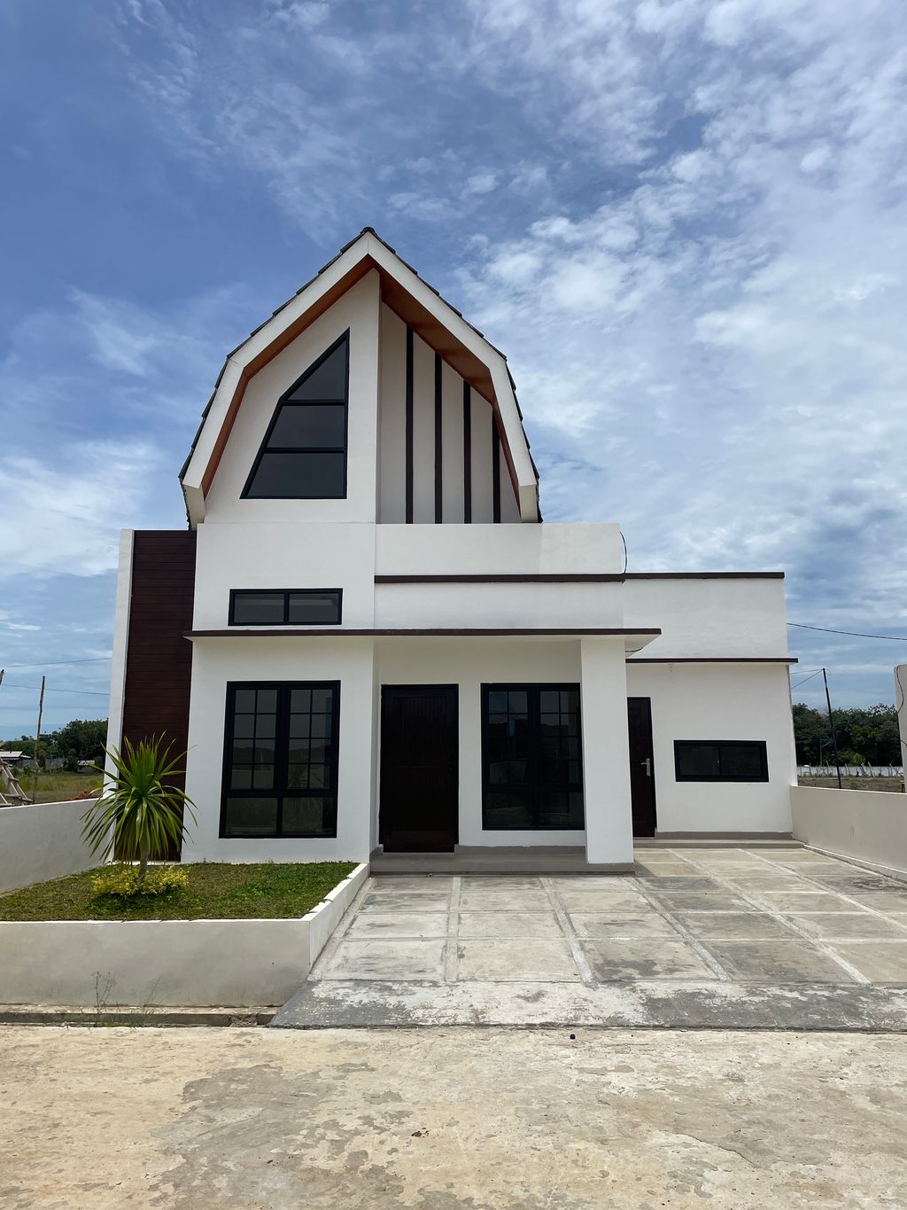 foto tampak rumah tipe 45 perumahan GRAND KENCANA UTAMA