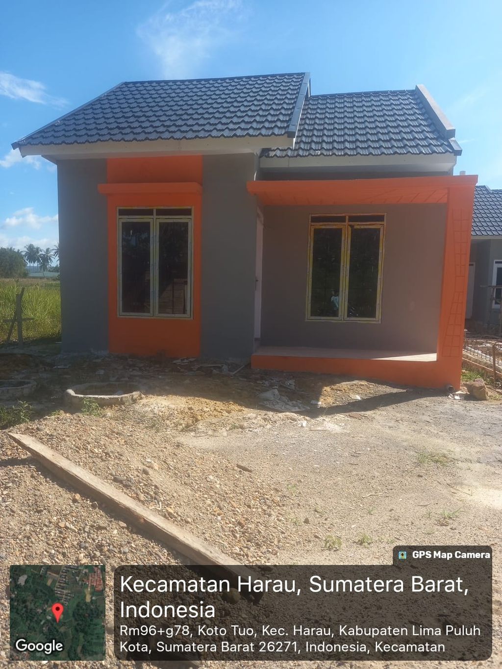 foto tampak rumah tipe SUBSIDI perumahan KANZIA RESIDENCE