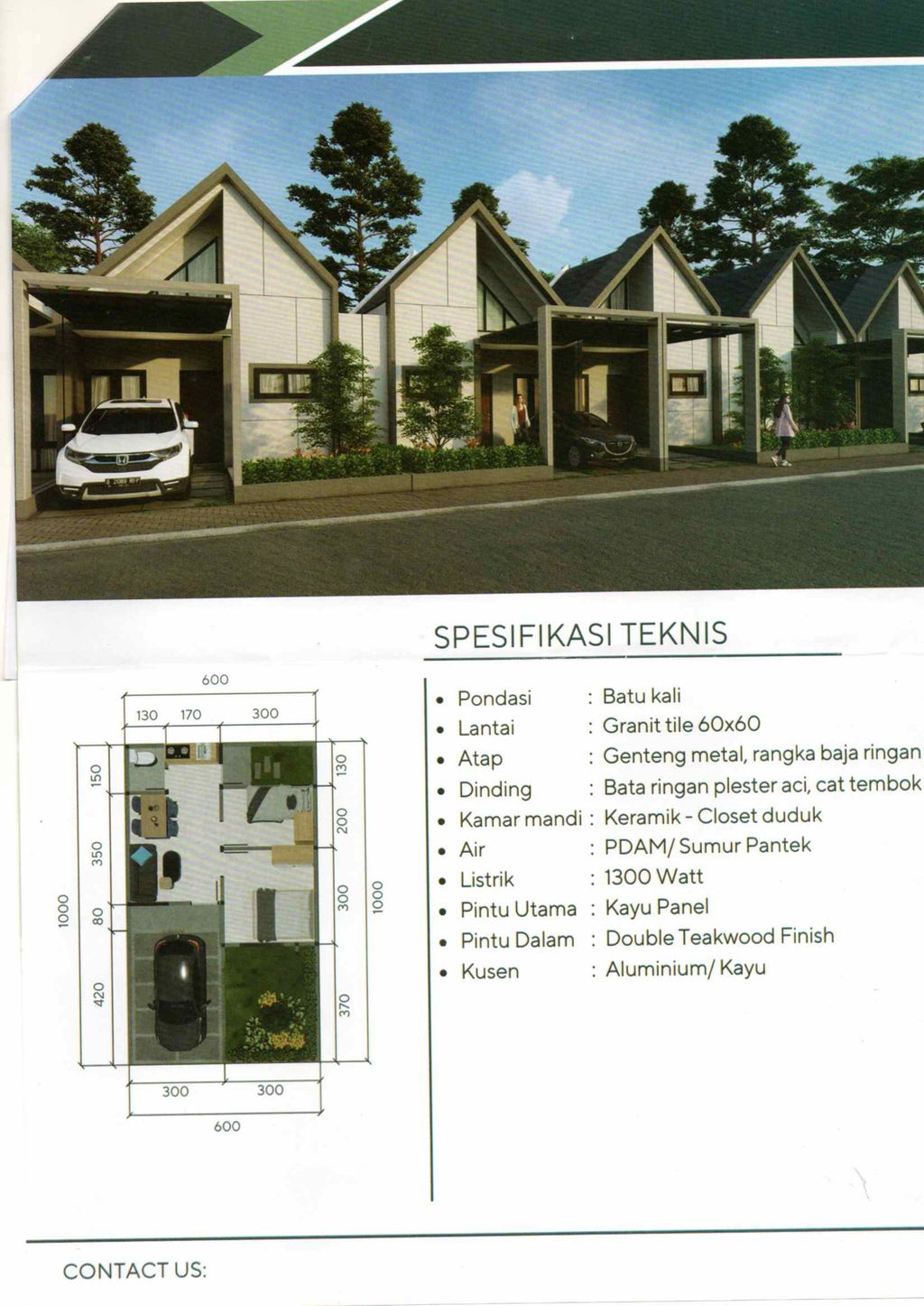 foto denah rumah tipe T.36/60 perumahan CITRA PERMATA SAKINAH