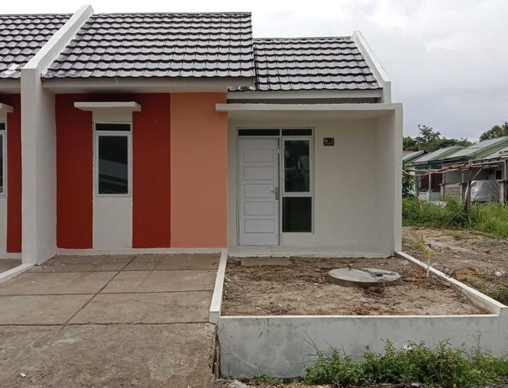 foto tampak rumah tipe RS 30/96 2025 perumahan Perumnas Griya Sungai Duren Indah