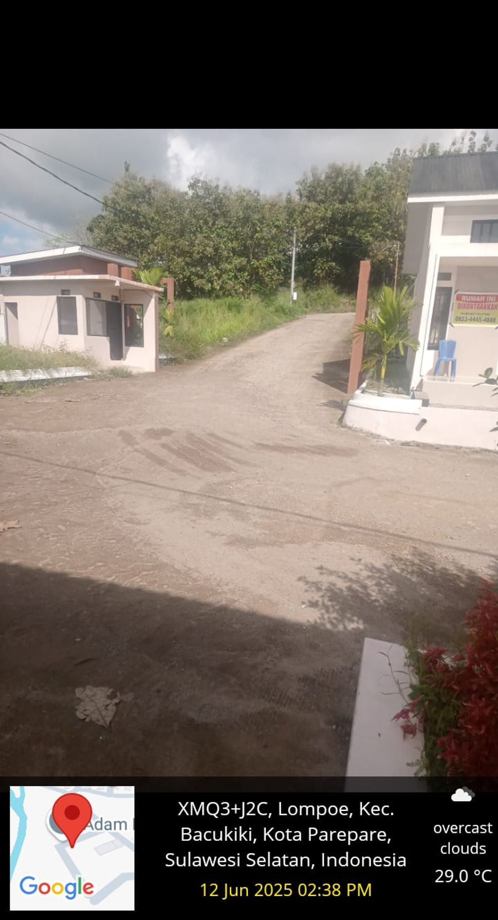 foto gerbang perumahan adam family tahap 2