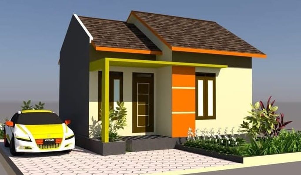 foto tampak rumah tipe T36/120 Std perumahan GREEN MELATI