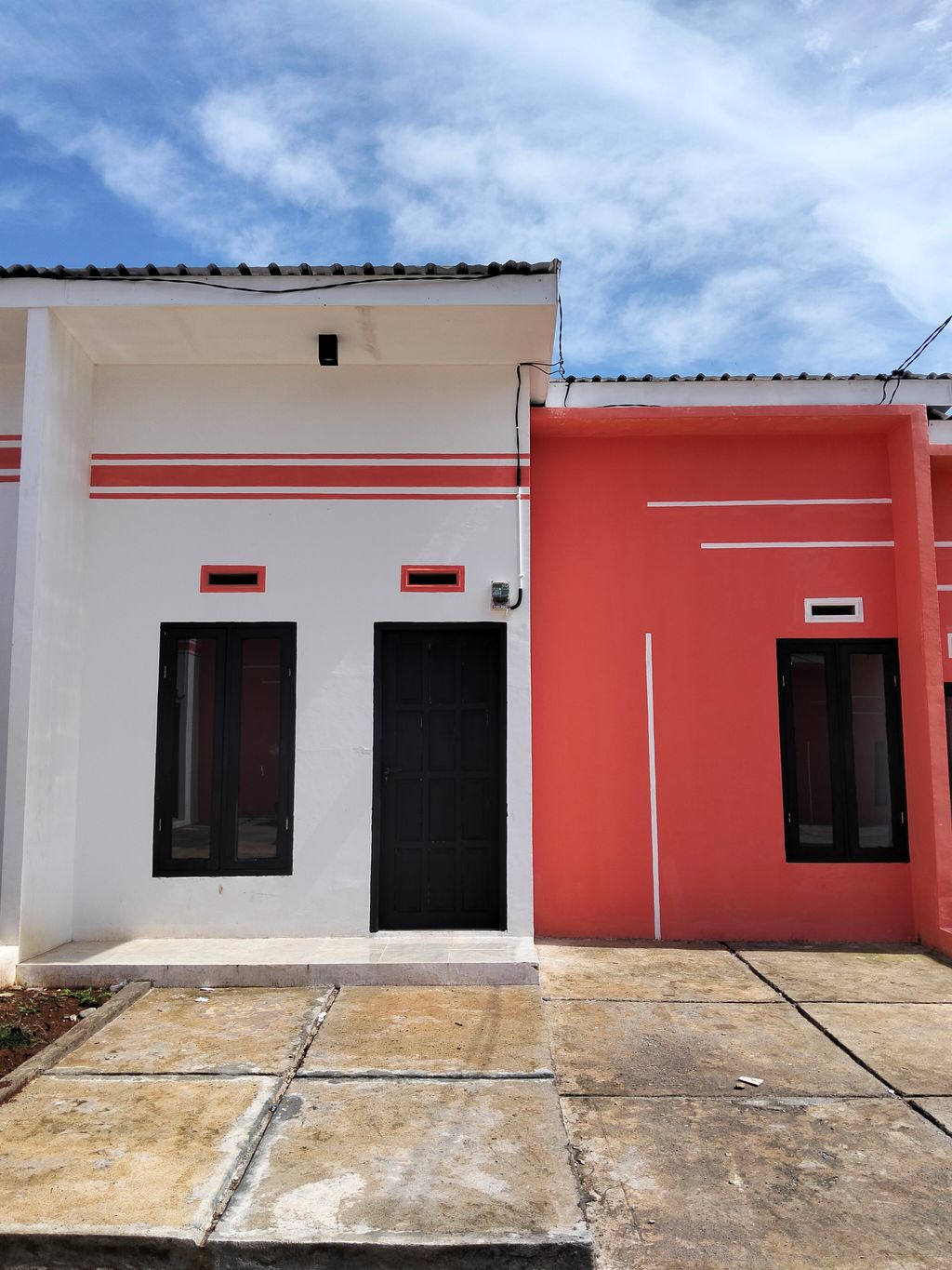 foto tampak rumah tipe 36 perumahan AMALIA PLAINS HOUSE TAHAP 3