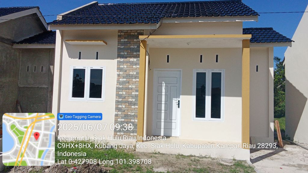 foto tampak rumah tipe 36 perumahan INARA SULTAN