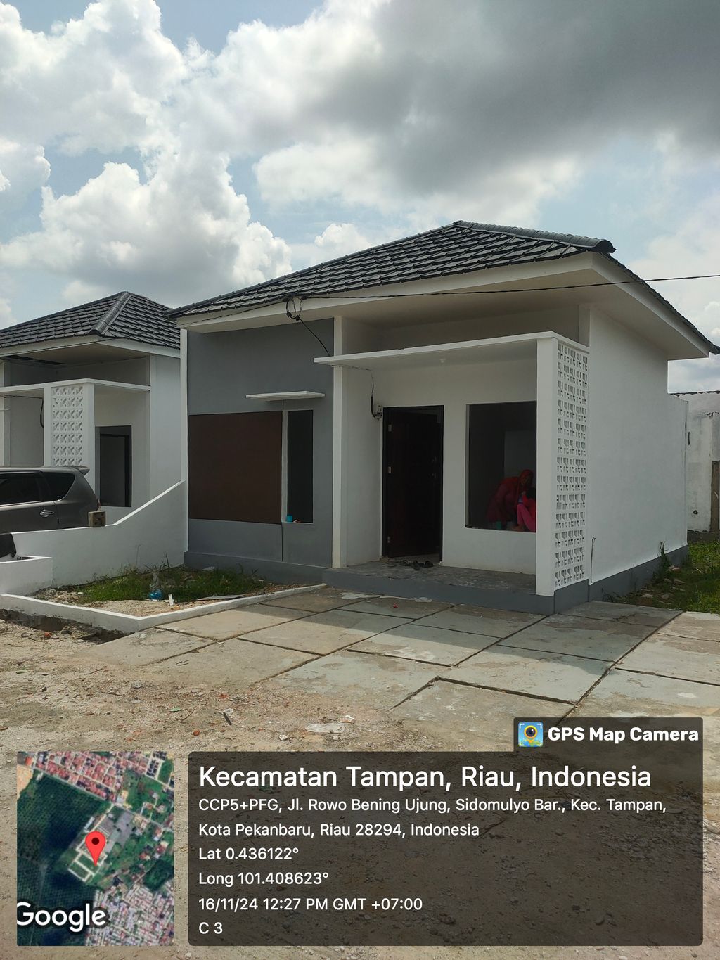 foto tampak rumah tipe 36/96 perumahan GRAHA KINANDANI TAHAP 2