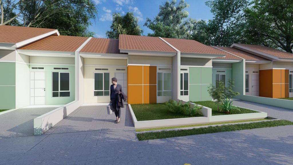 foto tampak rumah tipe 30/60 perumahan GRAHA PANGULAH