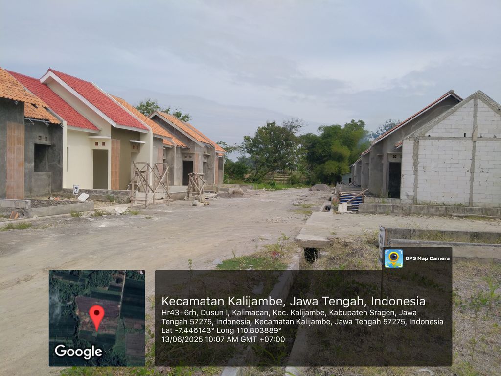 foto posisi tengah perumahan Griya Sakha Kalijambe 2