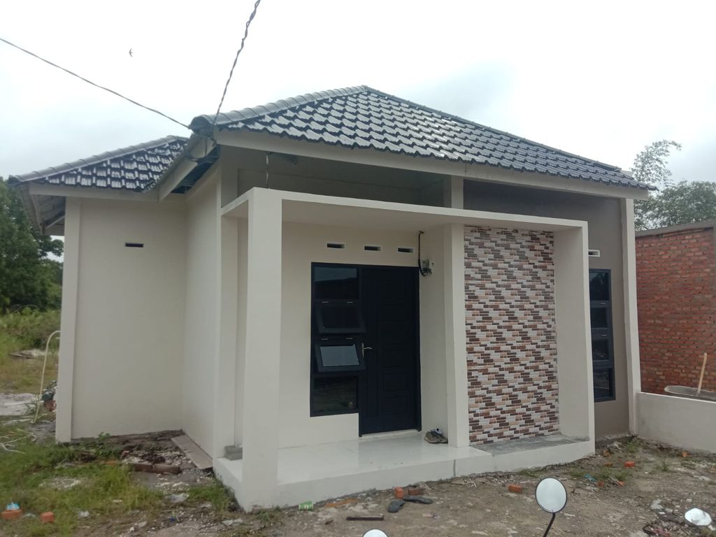 foto tampak rumah tipe 36 perumahan Citra Seroja Lestari