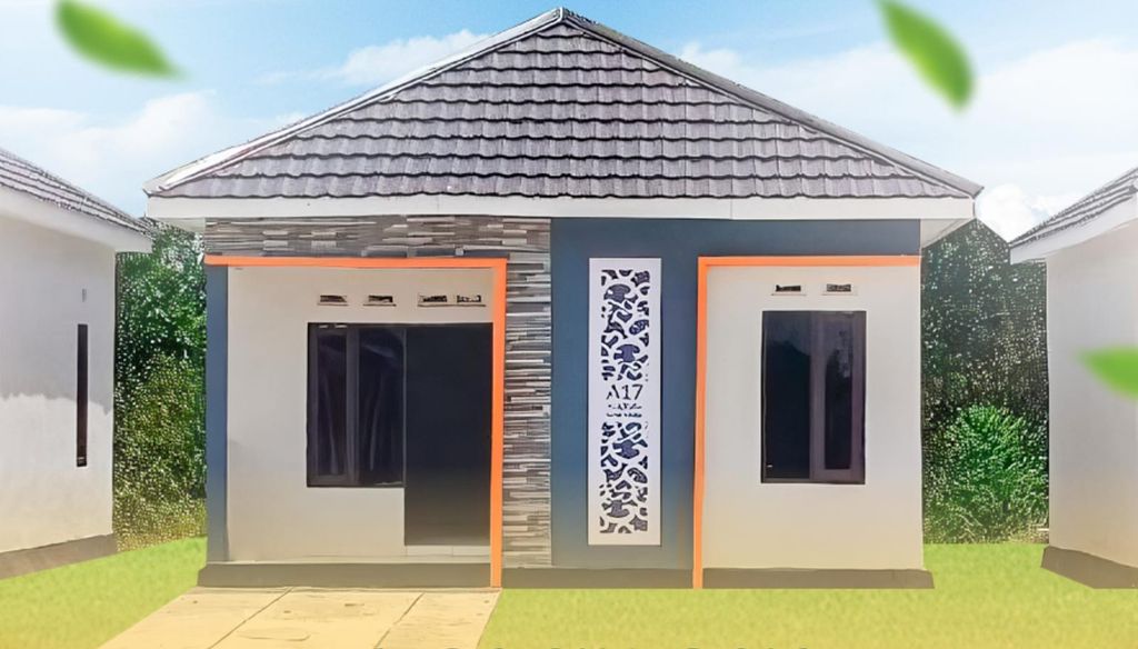 foto tampak rumah tipe Kasturi perumahan KASTURI SINERGIA 2