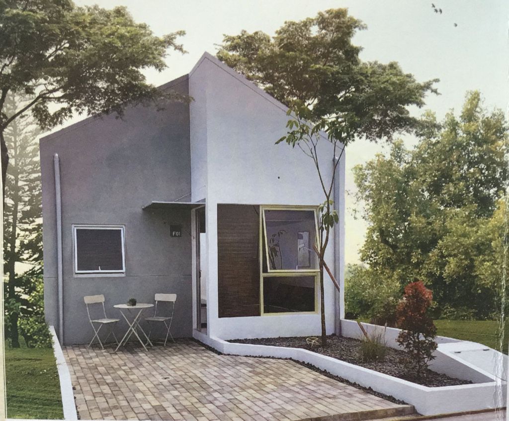 foto tampak rumah tipe T.30 B 13 perumahan Rancaekek Permai 2