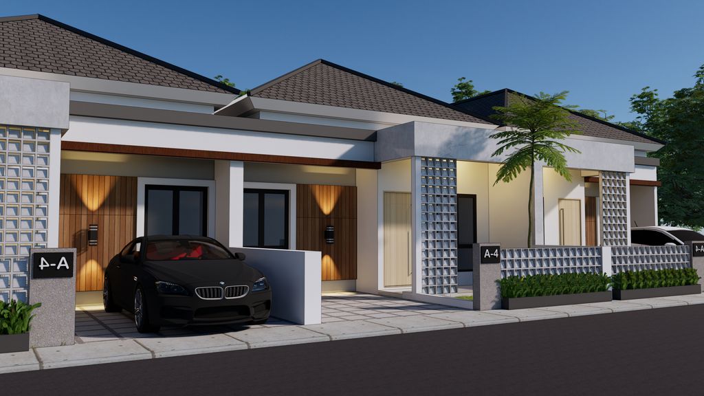 foto tampak rumah tipe 50 perumahan SAFIRA RESIDENCE TAHAP 2