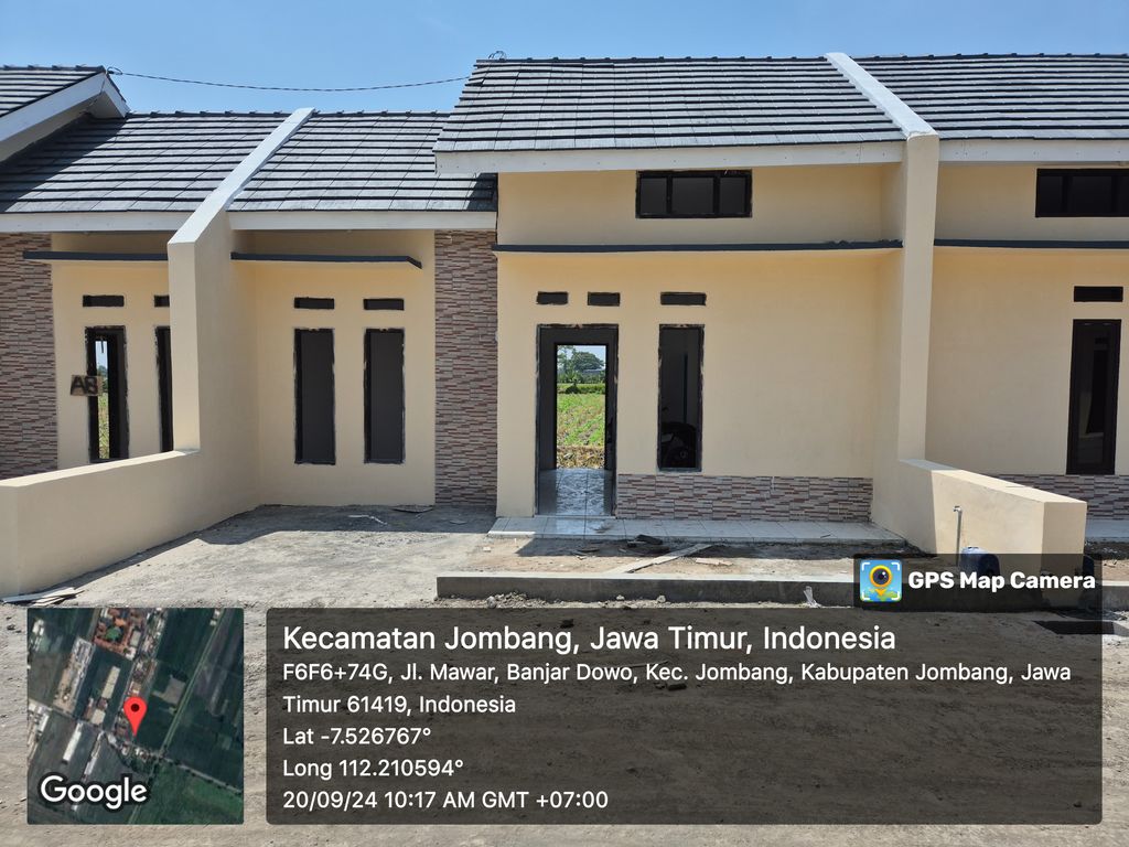 foto tampak rumah tipe 30/60 perumahan Griya Permata Mulia 4