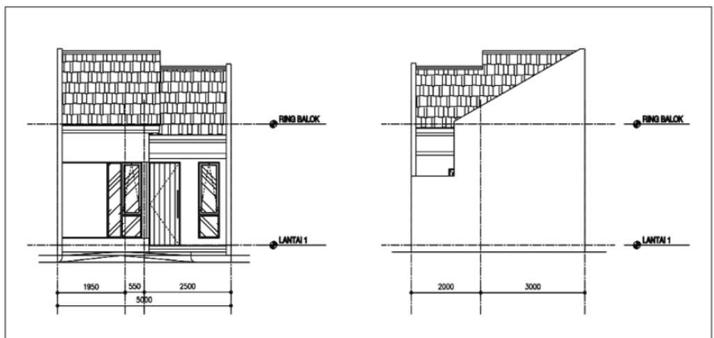 foto tampak rumah tipe Crested perumahan PURI JAYA 22