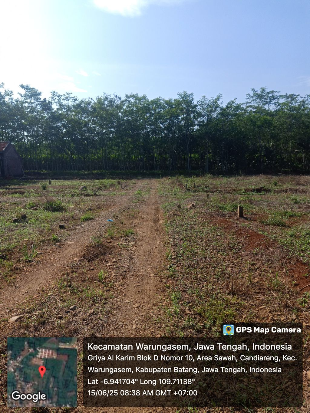 foto posisi tengah perumahan GRIYA AL KARIIM 2