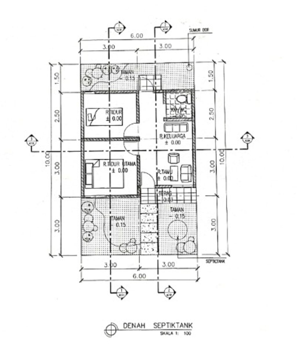 foto denah rumah tipe F1 NO 7 perumahan GRAND GANDU RESIDENCE