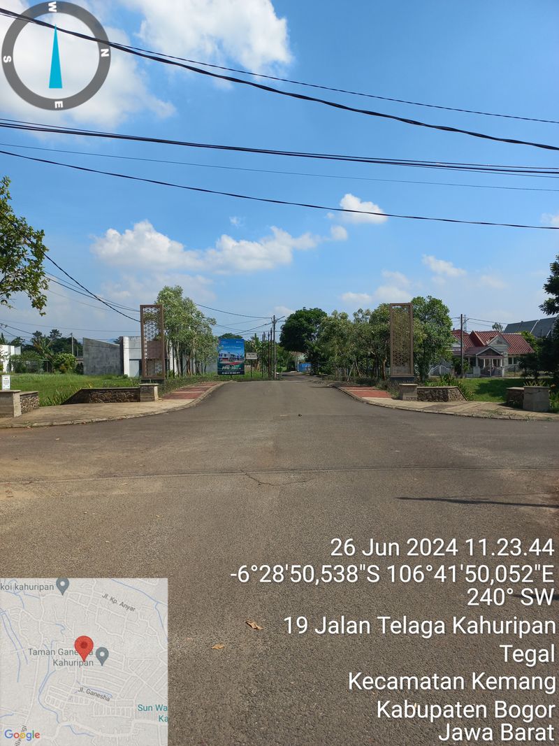 foto posisi tengah perumahan TAMAN GANESHA