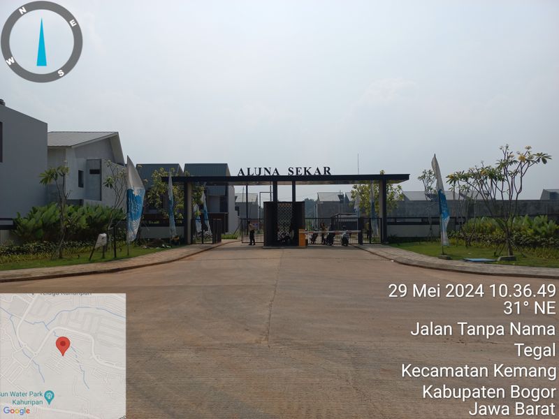foto posisi tengah perumahan TELAGA KAHURIPAN