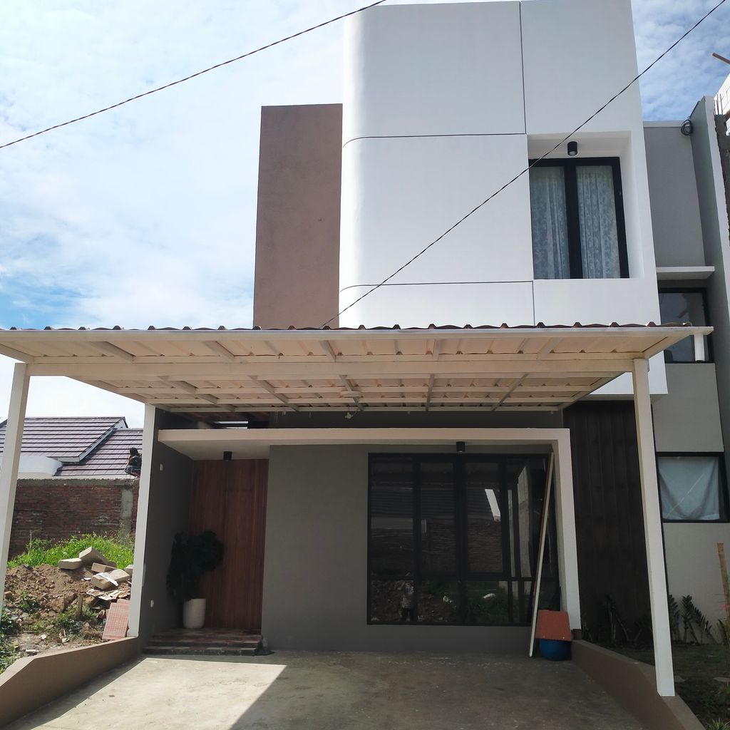 foto tampak rumah tipe 60/90 2025 perumahan Halimun Foresta Tahap 2